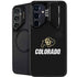 University of Colorado CU Logo on Black Galaxy S24 FE Kickstand Case